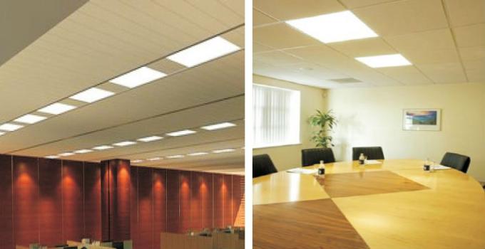 45W SMD Sıcak Beyaz LED Düz Panel Aydınlatma 120Lm / W, LED Tavan Panel Işıkları