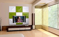 Moda PU 3D dekoratif duvar aynası için yatak odası / Hotel / KTV