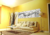 Modern PU dekoratif 3D Duvar panosu için TV / kanepe / merdiven