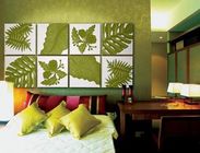 PU 3D dekoratif duvar aynası için yatak odası / otel dekorasyon