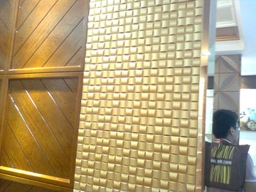 Mutfak / Banyo PVC 3D Duvar Panosu Modern Ev Dekoratif Duvar Lambri 3D Etkisi