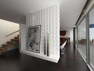 Kare PC 3D dekoratif duvar Panel yapı / termal izolasyon Panel