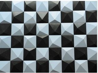 PVC malzeme su geçirmez dış 3D duvar panelleri açık duvar kaplama taşı arka duvar