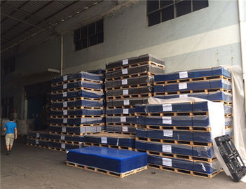 Dekoratif 4mm Buzlu PMMA Akrilik Levha Clear Blue, Özel Boyut